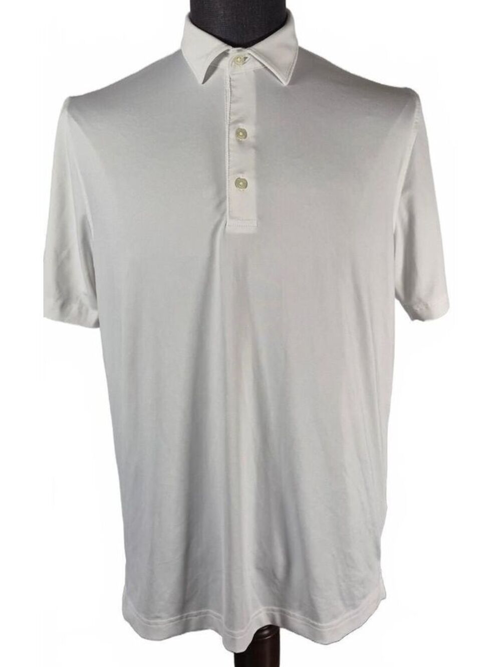 Johnnie-O Men’s Medium White USA Flag Performance Golf Polo
